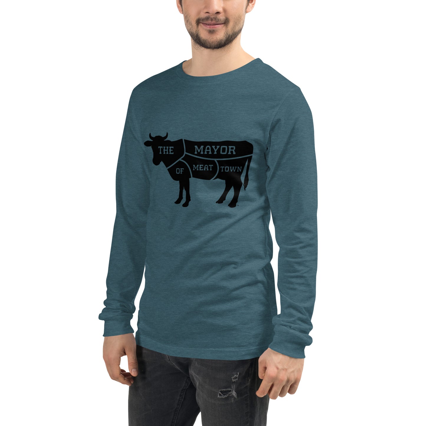 MAYOR OF MEAT TOWN Long Sleeve Tee