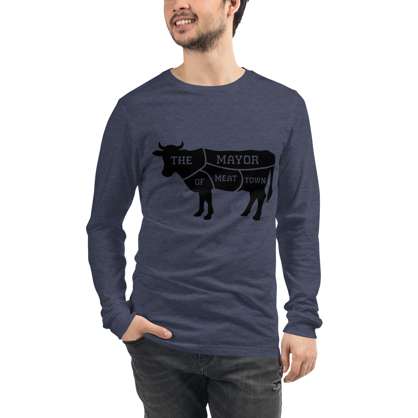 MAYOR OF MEAT TOWN Long Sleeve Tee