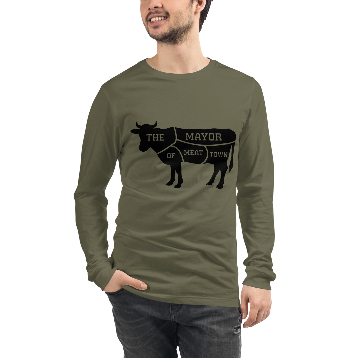 MAYOR OF MEAT TOWN Long Sleeve Tee