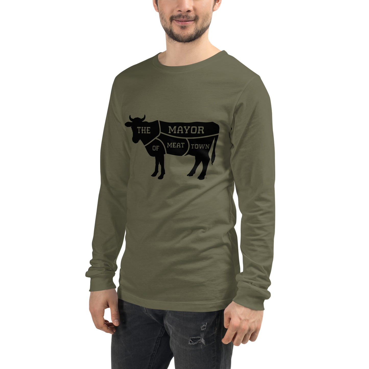 MAYOR OF MEAT TOWN Long Sleeve Tee