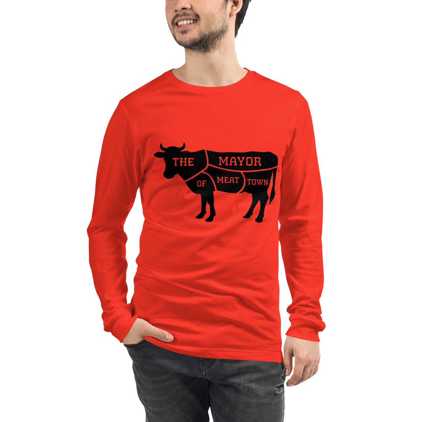 MAYOR OF MEAT TOWN Long Sleeve Tee