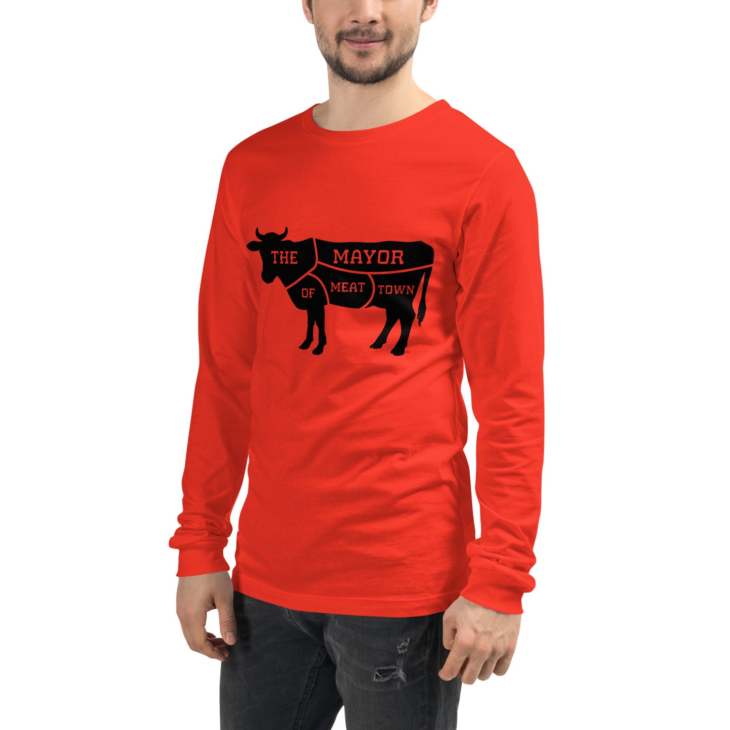 MAYOR OF MEAT TOWN Long Sleeve Tee