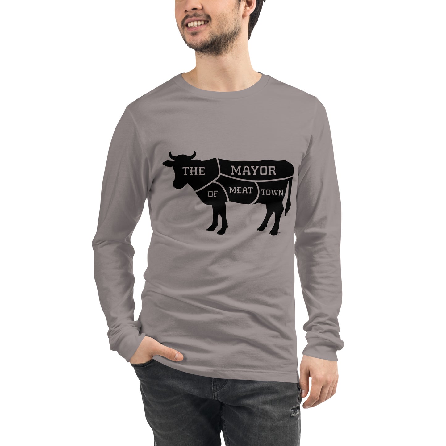 MAYOR OF MEAT TOWN Long Sleeve Tee