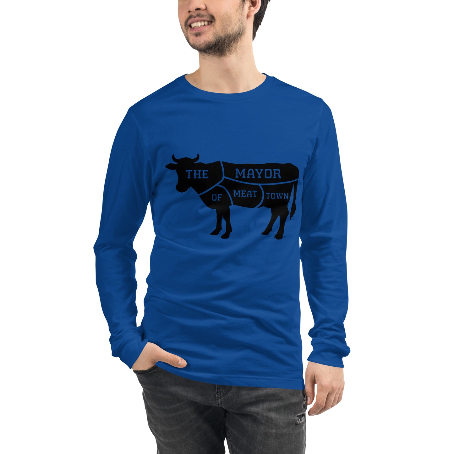 MAYOR OF MEAT TOWN Long Sleeve Tee